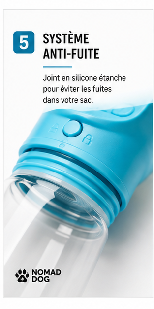 Gourde de randonnée pour votre chien